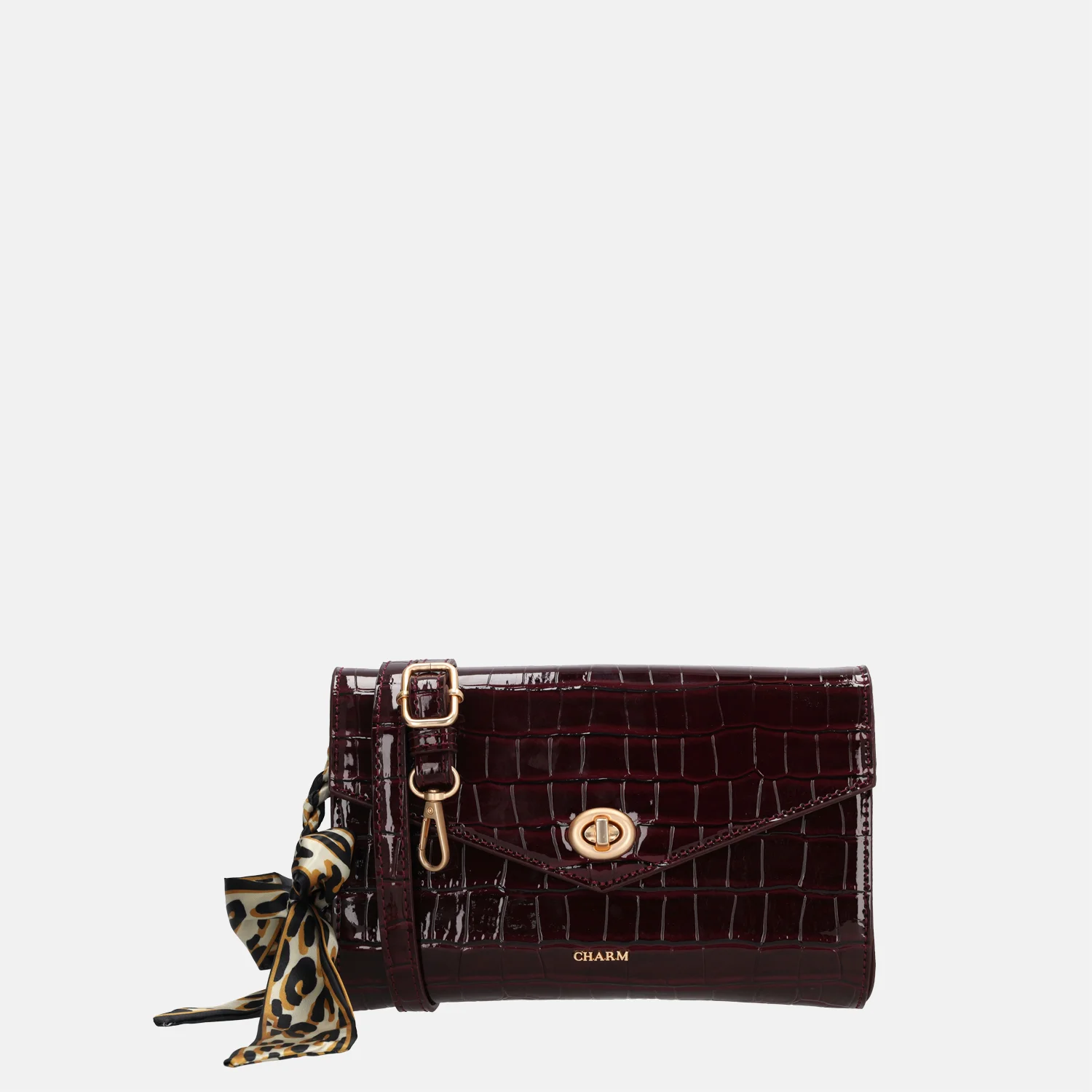 Charm London Knightbridge clutch bordeaux